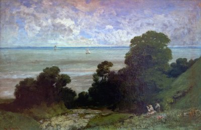 海軍またはオンフルールのビュー 作： Gustave Courbet